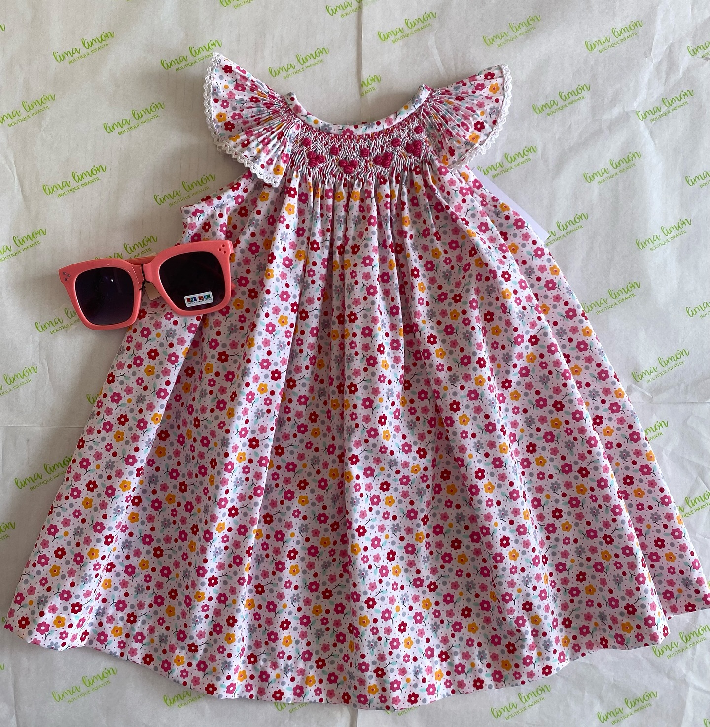 Vestido Rosa Floral